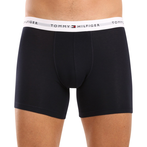 3PACK Boxers homme Tommy Hilfiger bleu foncé (UM0UM02765 0VZ)