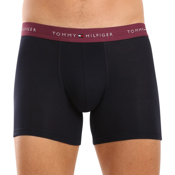 3PACK Boxers homme Tommy Hilfiger bleu foncé (UM0UM02765 0VZ)