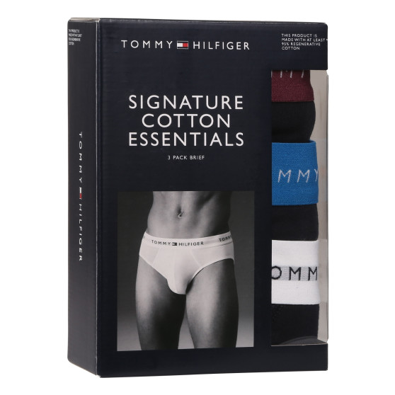 3PACK slip homme Tommy Hilfiger bleu foncé (UM0UM02904 0VZ)