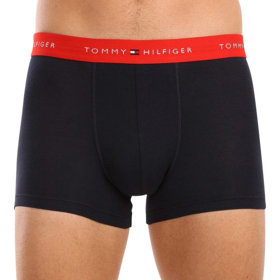 3PACK Boxers homme Tommy Hilfiger bleu foncé (UM0UM02763 0S0)