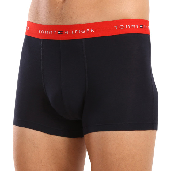 3PACK Boxers homme Tommy Hilfiger bleu foncé (UM0UM02763 0S0)