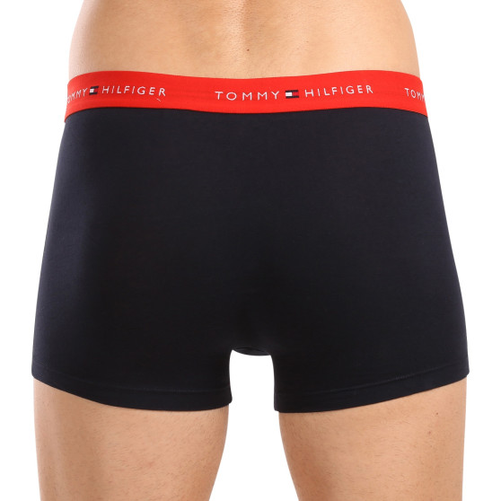 3PACK Boxers homme Tommy Hilfiger bleu foncé (UM0UM02763 0S0)