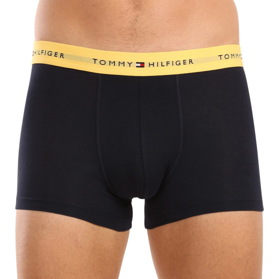 3PACK Boxers homme Tommy Hilfiger bleu foncé (UM0UM02763 0S0)