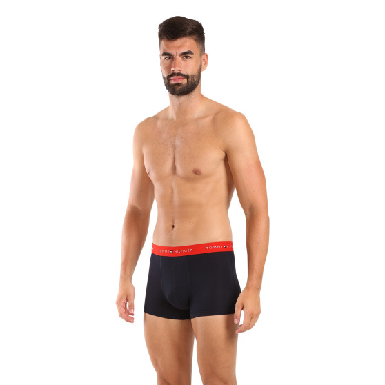 3PACK Boxers homme Tommy Hilfiger bleu foncé (UM0UM02763 0S0)