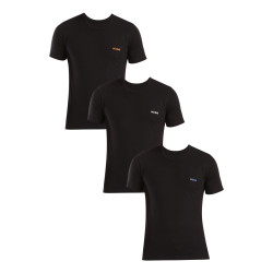 3PACK t-shirt hommes HUGO noir (50480088 965)