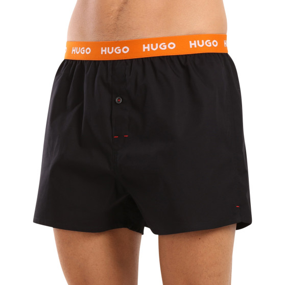 3PACK Caleçons homme HUGO noir (50518079 961)