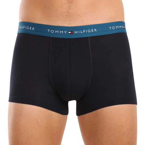 3PACK Boxers homme Tommy Hilfiger bleu foncé (UM0UM02763 0VH)