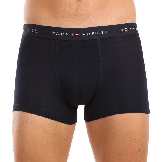 3PACK Boxers homme Tommy Hilfiger bleu foncé (UM0UM02763 0VH)