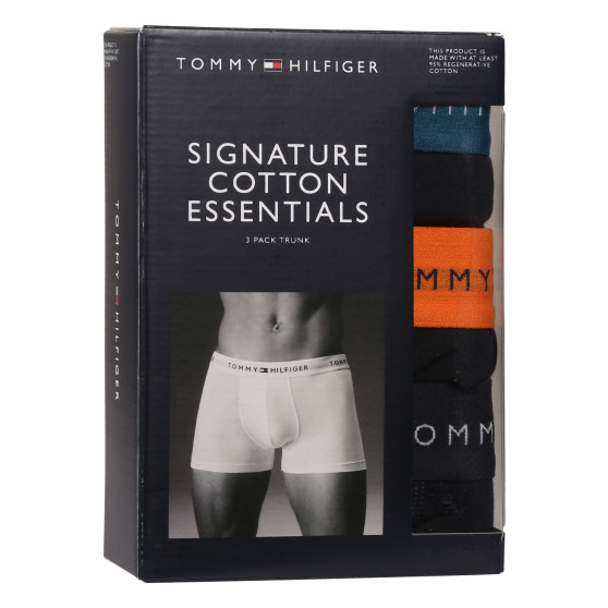 3PACK Boxers homme Tommy Hilfiger bleu foncé (UM0UM02763 0VH)