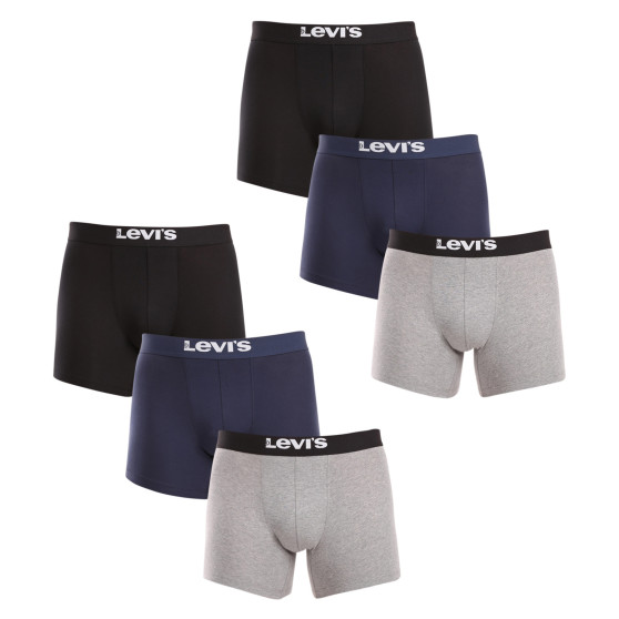 6PACK Boxers homme Levis multicolore (701224217 003)