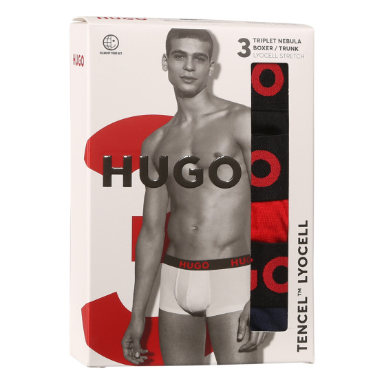 3PACK Boxers homme HUGO multicolore (50496723 982)