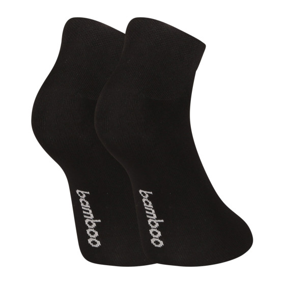 10PACK chaussettes Nedeto low bamboo black (10PBN01)