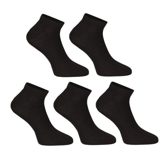 5PACK  4x chaussettes basses bambou noir - abonnement trimestriel annuel Nedeto