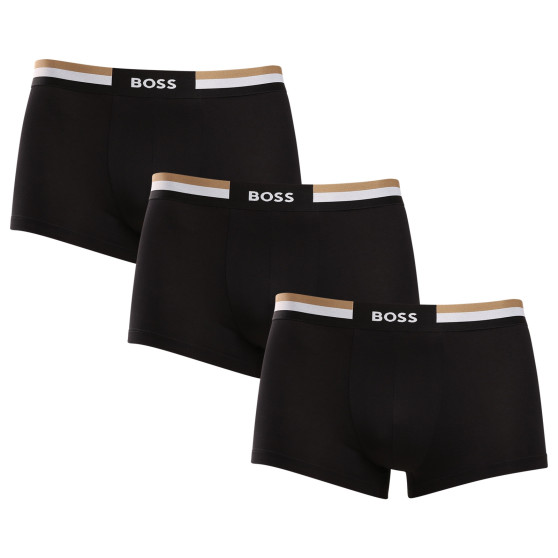 3PACK Boxers homme BOSS noir (50516542 001)