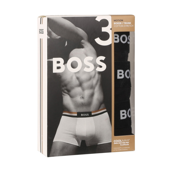 3PACK Boxers homme BOSS noir (50516542 001)