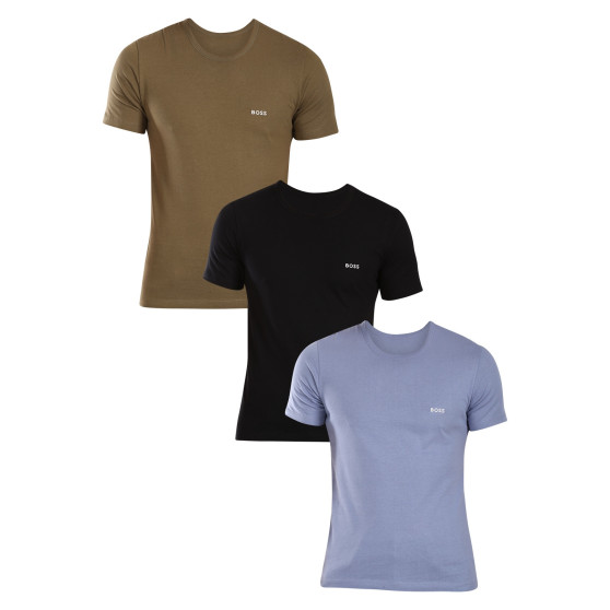 3PACK t-shirt hommes BOSS multicolore (50517856 990)