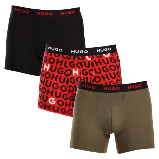 3PACK Boxers homme HUGO multicolore (50517887 978)