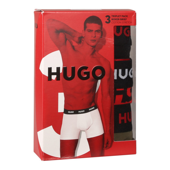 3PACK Boxers homme HUGO multicolore (50517887 978)