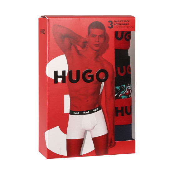 3PACK Boxers homme HUGO multicolore (50517887 979)