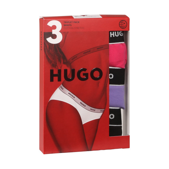 3PACK culotte femme HUGO multicolore (50480157 962)