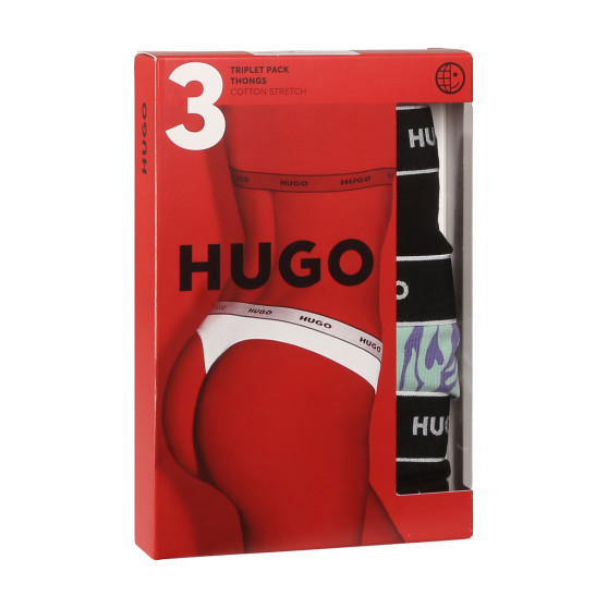 3PACK String femme HUGO multicolore (50495870 536)