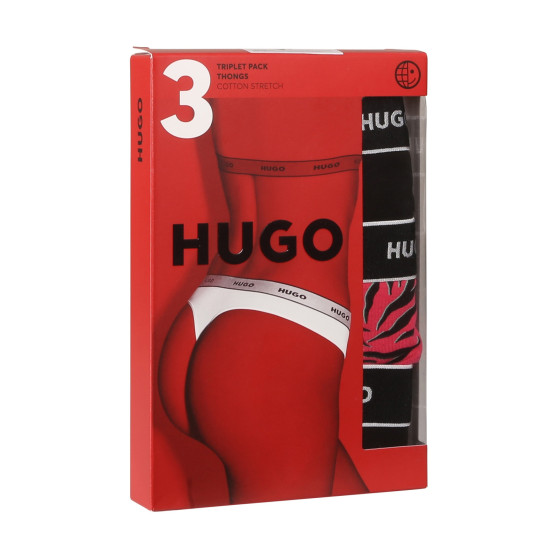 3PACK String femme HUGO multicolore (50495870 661)