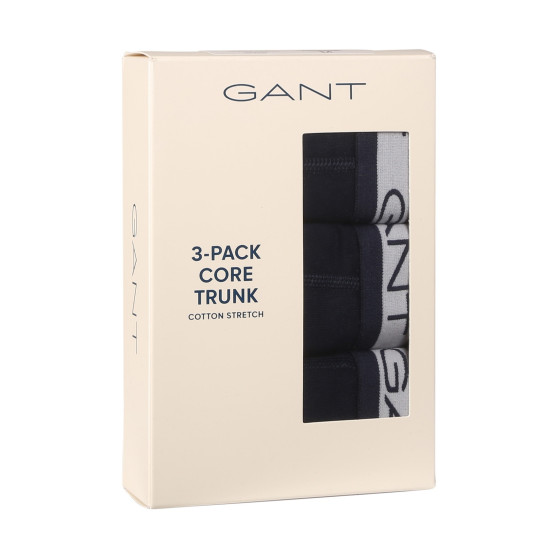 3PACK Boxers homme Gant bleu (900003053-410)