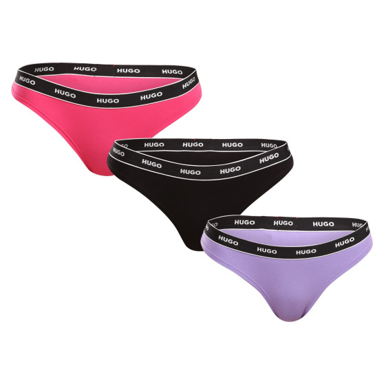 3PACK String femme HUGO multicolore (50480150 962)