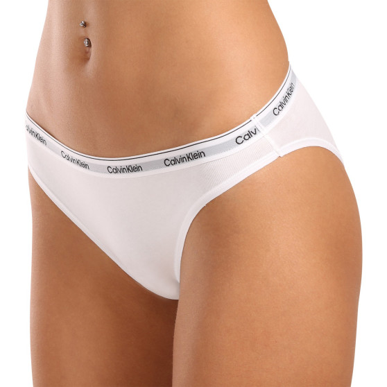 3PACK culotte femme Calvin Klein blanc (QD5207E-100)