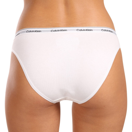 3PACK culotte femme Calvin Klein blanc (QD5207E-100)