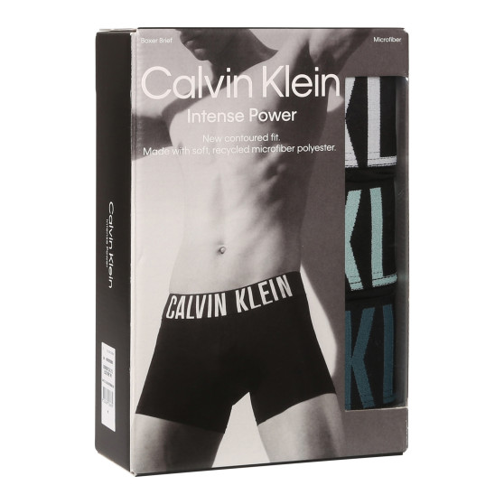 3PACK Boxers homme Calvin Klein noir (NB3612A-MDL)