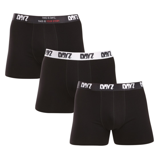 3PACK Boxers homme DAYZ noir (DZ001)