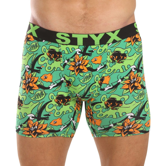 3PACK Boxers homme Styx long art sports élastique multicolore (3UN15780)