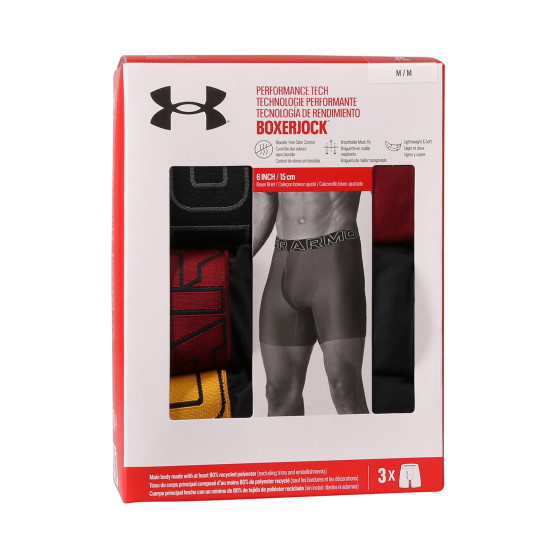 3PACK Boxers homme Under Armour multicolore (1383878 625)