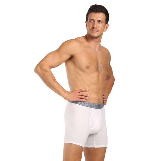 3PACK Boxers homme Under Armour blanc (1383889 100)