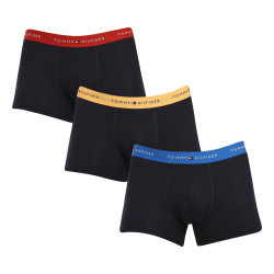 3PACK Boxers homme Tommy Hilfiger bleu foncé (UM0UM02765 0UB)