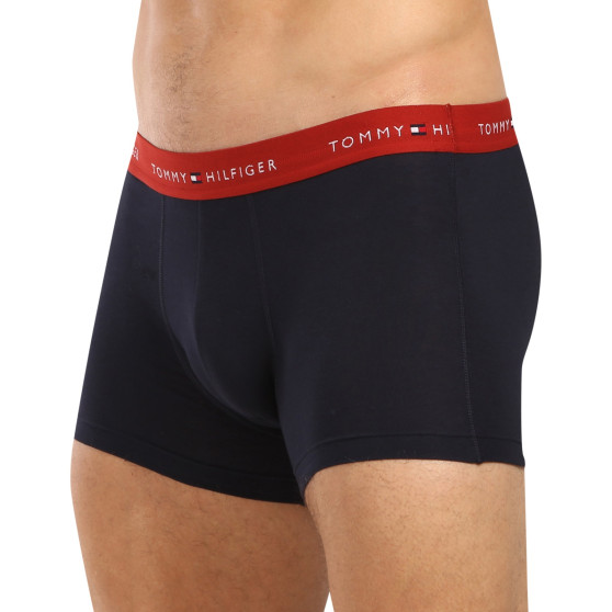 3PACK Boxers homme Tommy Hilfiger bleu foncé (UM0UM02763 0WR)