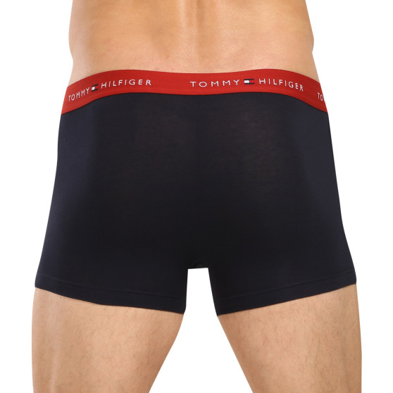 3PACK Boxers homme Tommy Hilfiger bleu foncé (UM0UM02763 0WR)