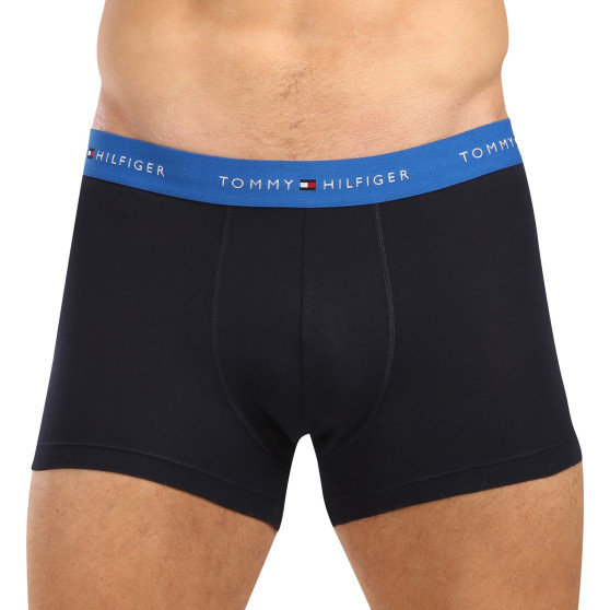 3PACK Boxers homme Tommy Hilfiger bleu foncé (UM0UM02763 0WR)