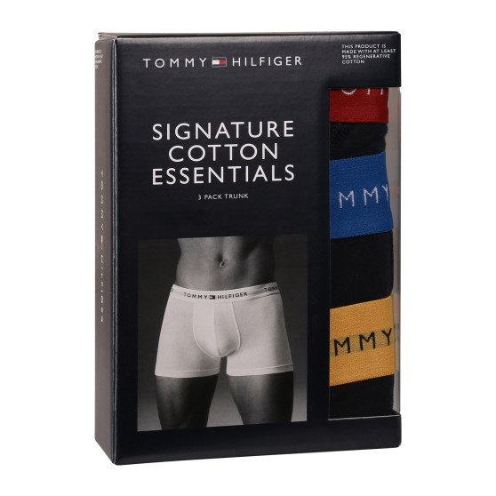 3PACK Boxers homme Tommy Hilfiger bleu foncé (UM0UM02763 0WR)