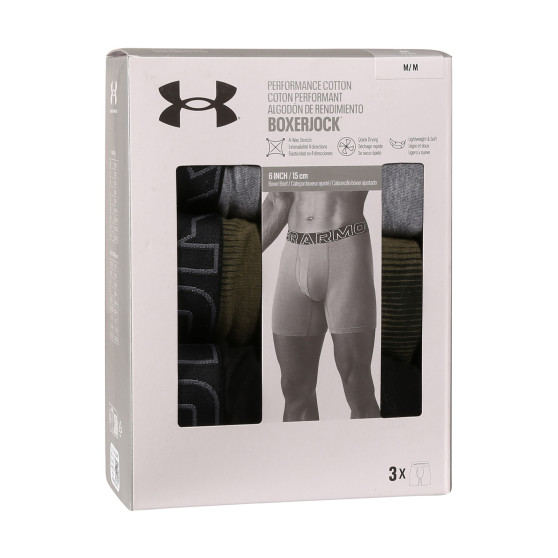 3PACK Boxers homme Under Armour multicolore (1383890 390)