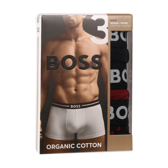 3PACK Boxers homme BOSS multicolore (50517836 977)