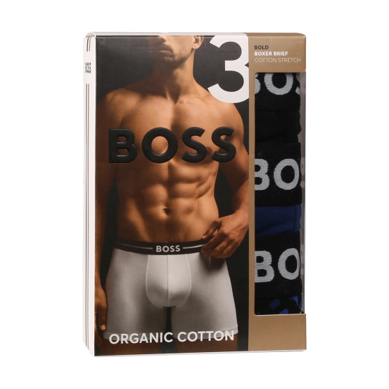 3PACK Boxers homme BOSS multicolore (50517840 982)