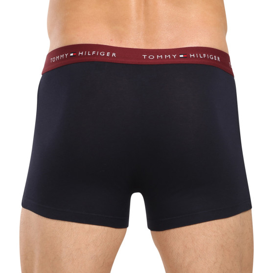 3PACK Boxers homme Tommy Hilfiger bleu foncé (UM0UM02763 05K)