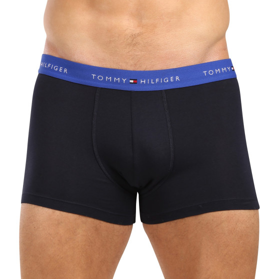 3PACK Boxers homme Tommy Hilfiger bleu foncé (UM0UM02763 05K)