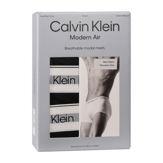 3PACK Boxers homme Calvin Klein noir (NB3956A-UB1)