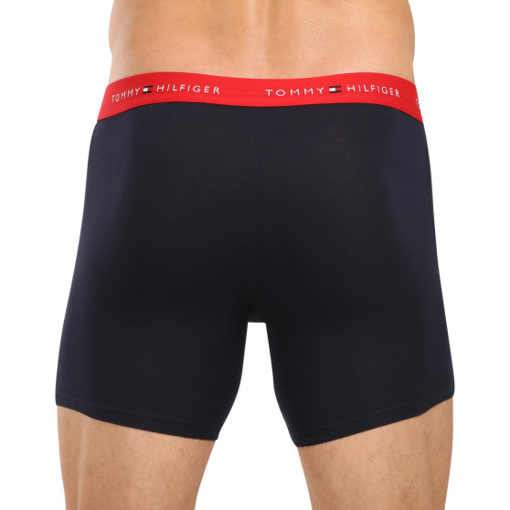 3PACK Boxers homme Tommy Hilfiger bleu foncé (UM0UM02765 0W3)