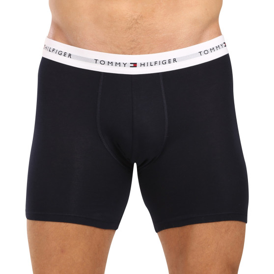 3PACK Boxers homme Tommy Hilfiger bleu foncé (UM0UM02765 0W3)