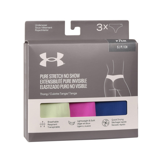 3PACK String femme Under Armour multicolore (1383893 383)