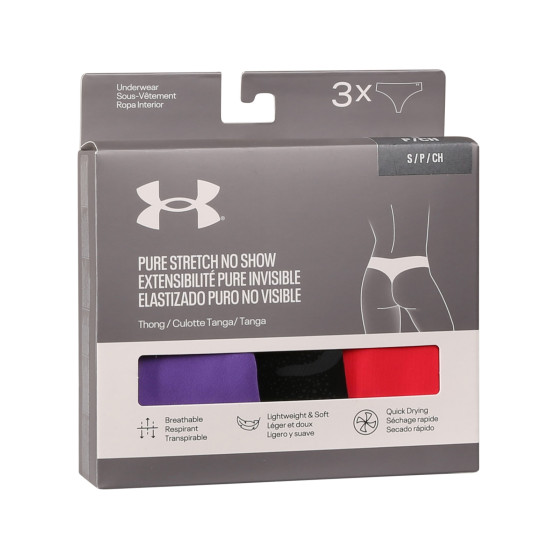 3PACK String femme Under Armour multicolore (1383894 001)